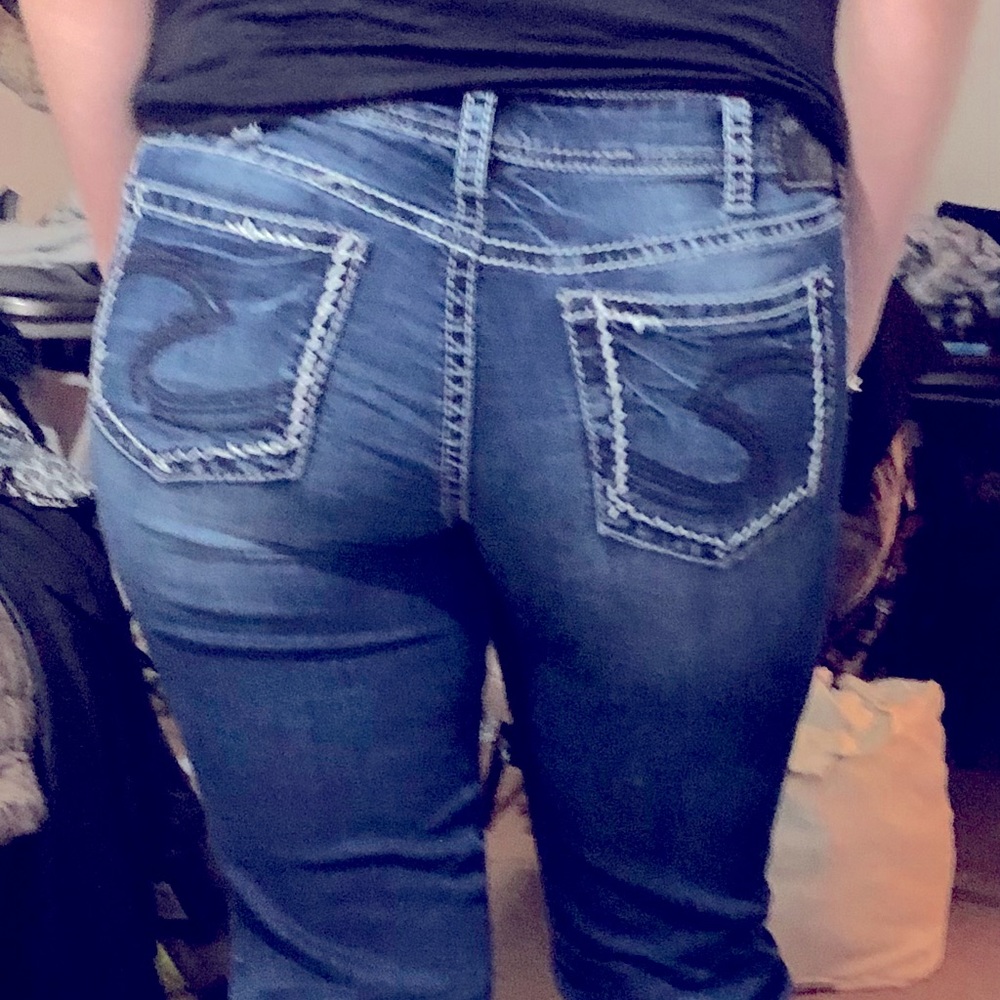Silver jeans